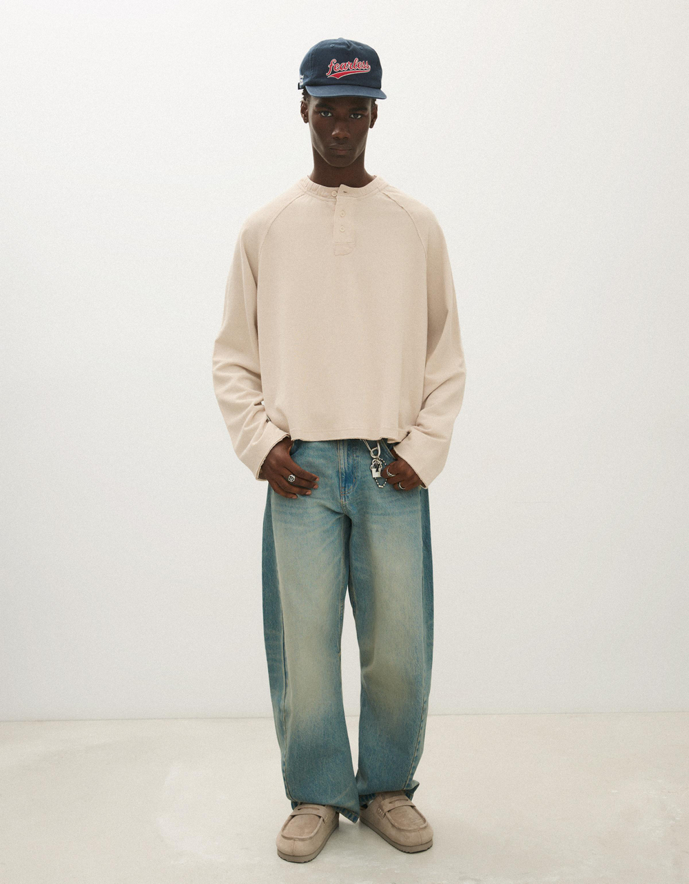 Мужские джинсы twisted fit - BERSHKA