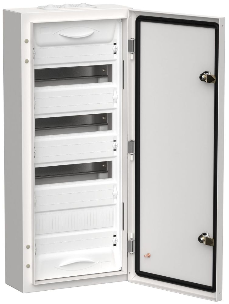 Корпус металлический ЩРН-48 (1х48) 710х310х140мм IP54 белый (одна дверь) TITAN IEK Корпус металлический ЩРН-48 (1х48) 710х310х140мм IP54 белый (одна дверь) TITAN IEK