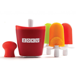 Набор для приготовления мороженого single quick pop maker красный