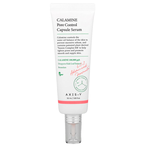Axis-Y, Calamine Pore Control Capsule Serum, 50 мл (1,69 жидк. Унции)