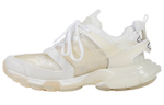 Balenciaga Track Clear Sole Low Mesh Nylon Sneakers White