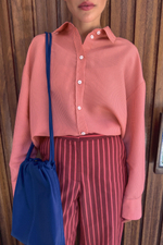 СТРУЯЩАЯСЯ РУБАШКА В ПОЛОСКУ — ZARA