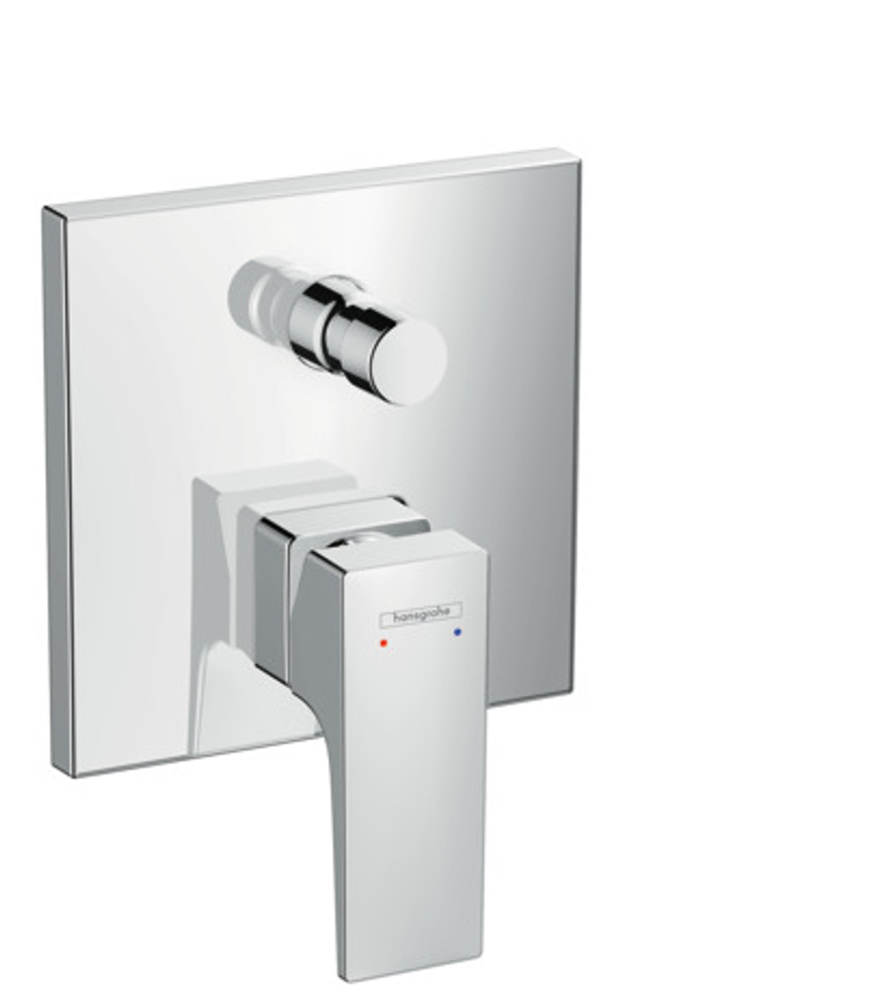 Hansgrohe Metropol Смеситель для ванны, однорычажный, с рычаговой рукояткой, со встроенной защитной комбинацией, СМ 32546000