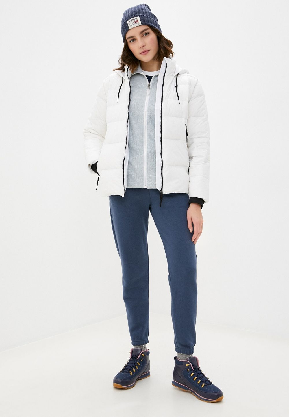 Пуховик женский REEBOK OW C DWN JKT WHITE