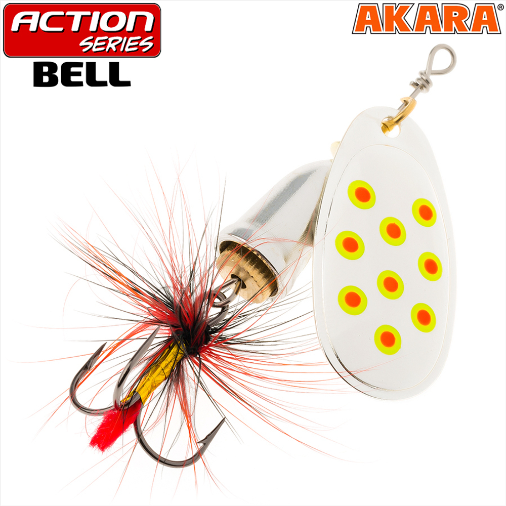 Блесна вращающаяся Akara Action Series Bell 5 12 гр. 3/7 oz. A42