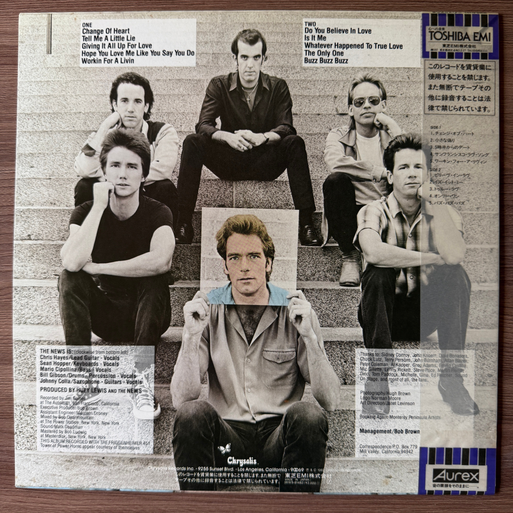 Виниловая пластинка Huey Lewis And The News ‎– ‎Picture This LP