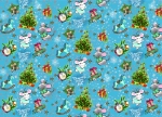 Бумага упаковочная 50х70 см «Волшебное время» (1 лист)