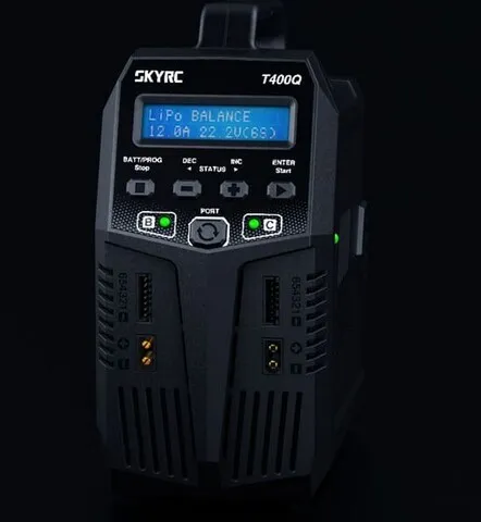 Зарядное устройство SkyRc T400Q 100W x4 12A 1-6S, 4 канала