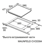 MAUNFELD CVCE594STBK