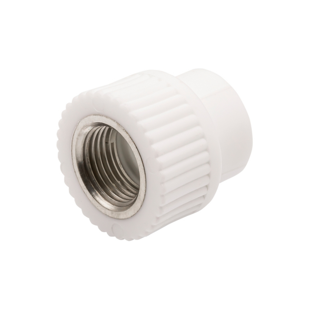 Муфта комб. с вн.р. EVER PLAST 20х3/4" (бел)  2749