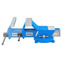 Тиски стальные поворотные с наковальней 3''-80мм Forsage F-6540803