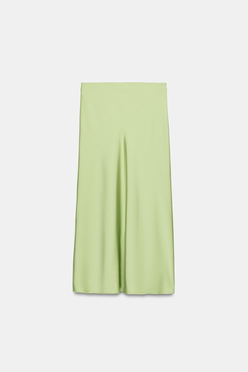 АТЛАСНАЯ ЮБКА МИДИ В ГОРОШЕК — ZARA