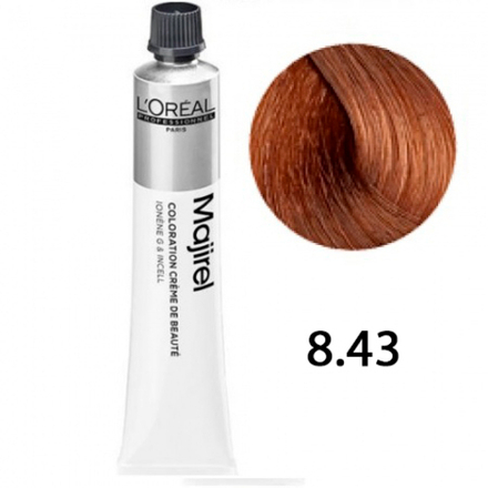L'Oreal Professionnel Majirel 8.43 Светлый блондин медно-золотистый 50мл