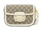 Мини-сумка Gucci Horsebit 1955 бежевый