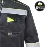Костюм мужской (комплект) т/серый,лимон и чёрный (48-50) 96-100 182-188 КОРВЕТ КОТТОН сер/лим (48-50) 182-188