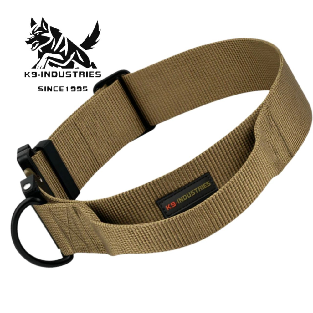 Тактический ошейник с ручкой K9 INDUSTRIES
