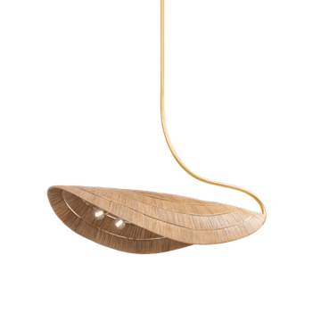 Corbett Medea Linear, 127 cm, Gold Leaf