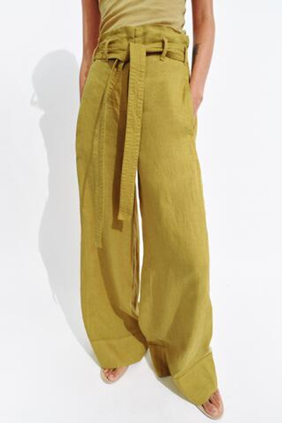 БРЮКИ ИЗ 100% ЛЬНА — ZW COLLECTION — ZARA