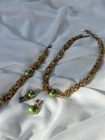 HMG 1131 Br green Колье арт.2100