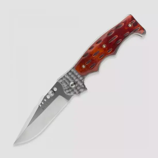 Складной нож CRKT полуавтоматический The Natural 2 Jig Bone CR/7080J c клинком из стали 8Cr13MoV, рукоять 2Cr13 Stainless Steel