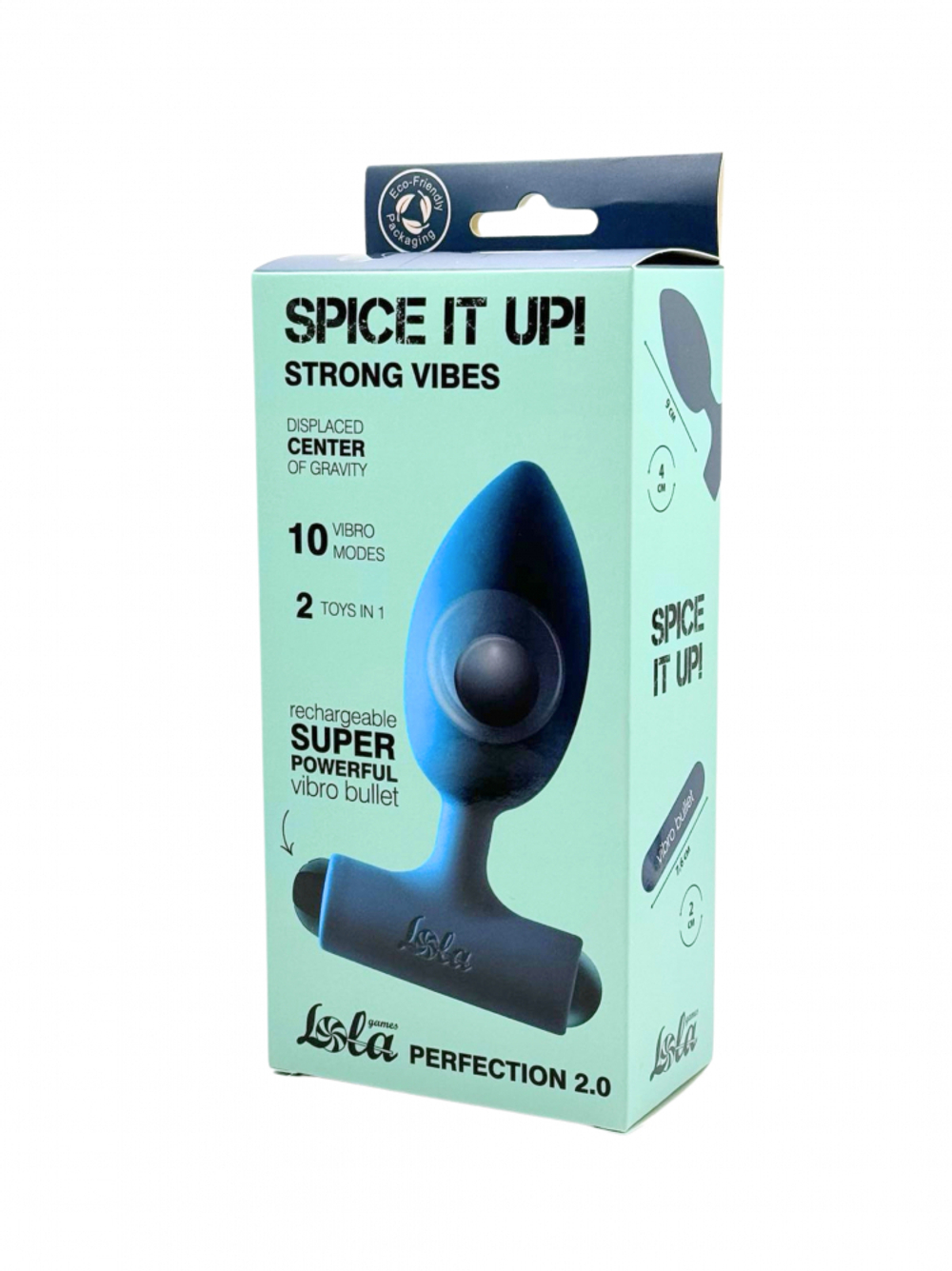 Lola games Spice it Up Perfection 2.0 - Анальная пробка с перезаряжаемой вибропулей