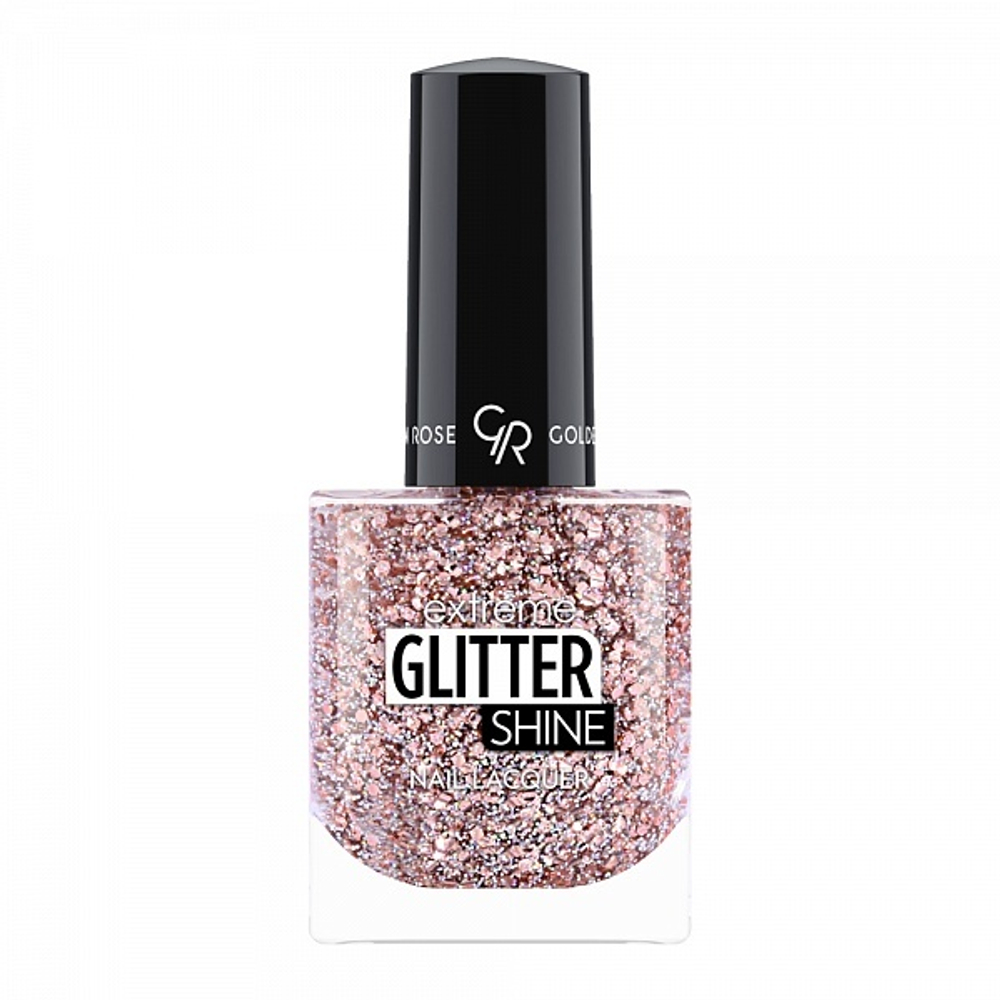 Лак-гель для ногтей GR Extreme Gel Shine Nail Lacquer Glitter