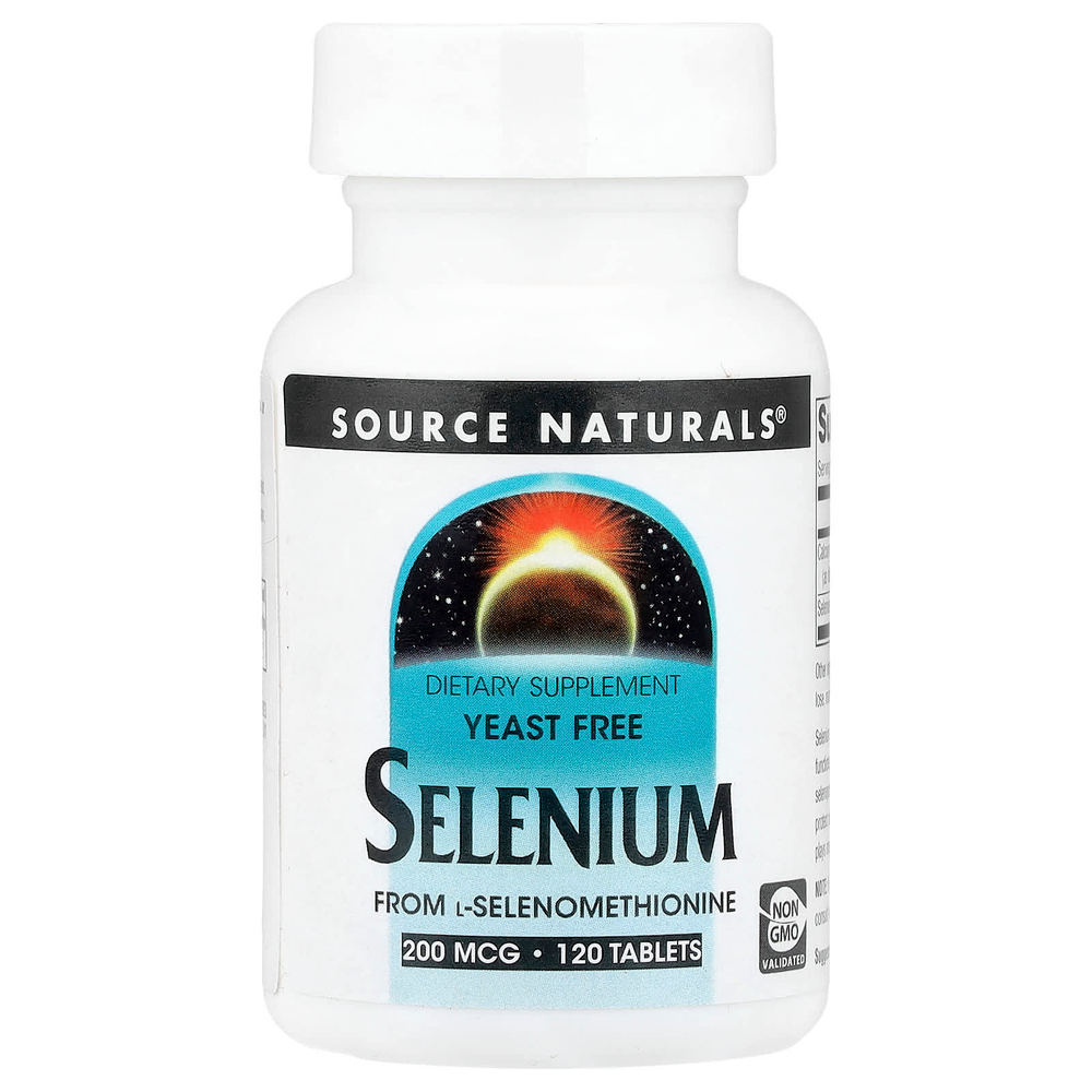 Source Naturals, селен, 120 таблеток