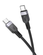Usb Кабель-зарядка Type-C на Type-C Hoco X109 3A 60W 2м силиконовый черный