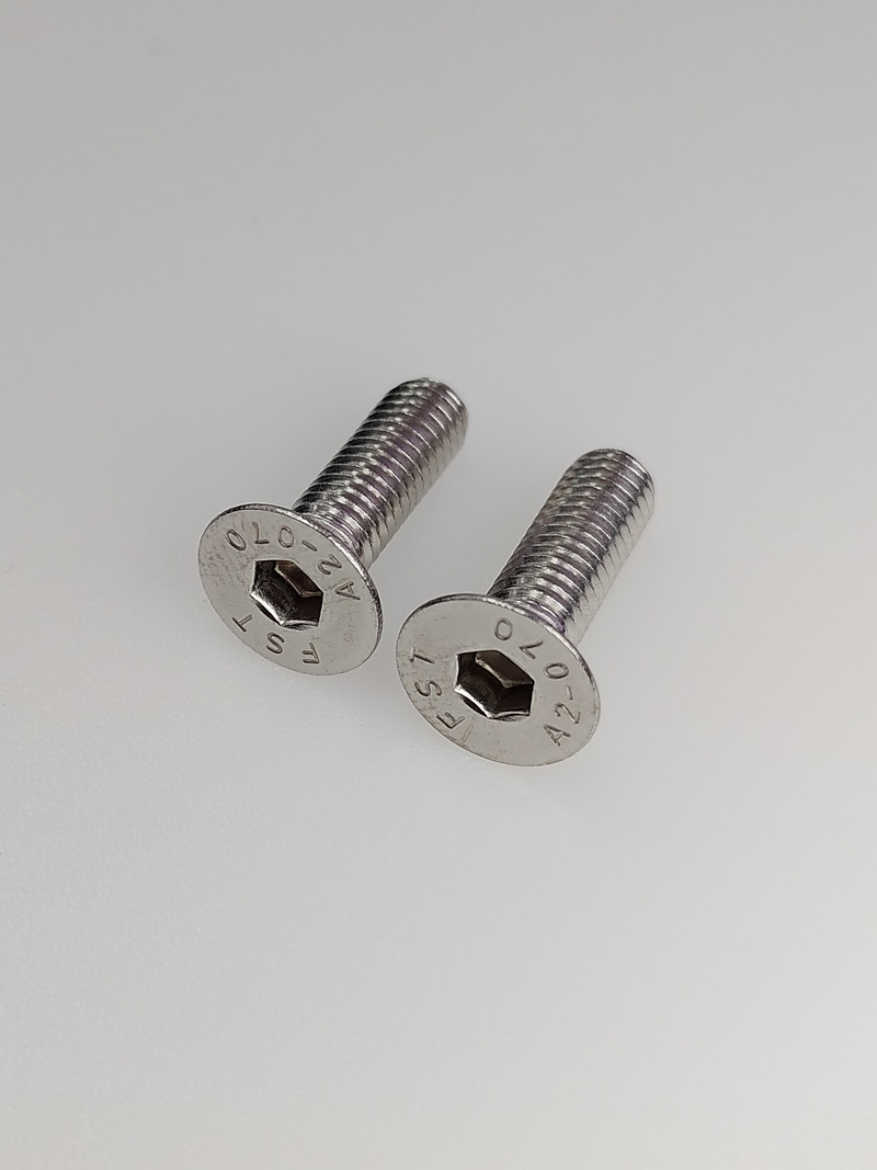 6х20 Винт потай с внут.шестигр. нерж. А2-70 DIN7991 (40 шт.)