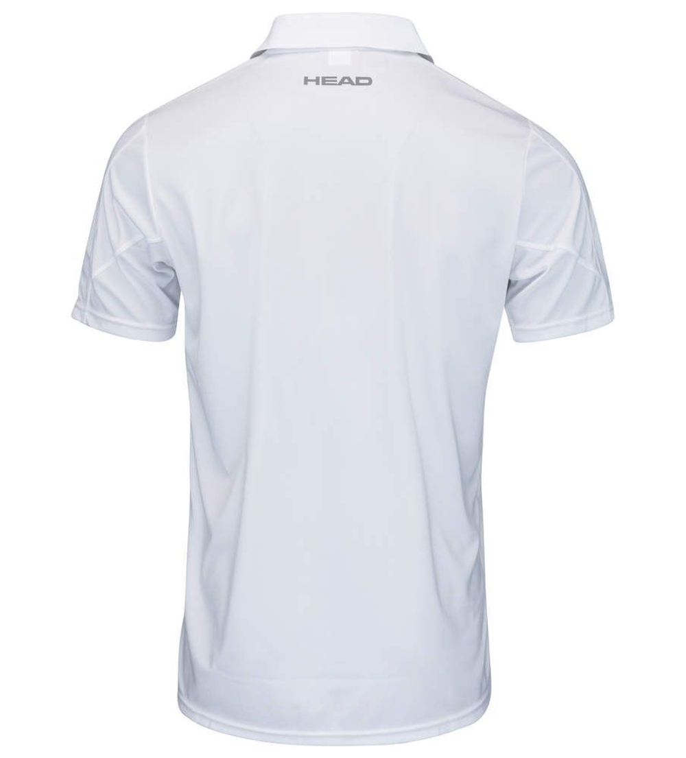 Мужское теннисное поло Head Club 22 Tech Polo Shirt M - белый