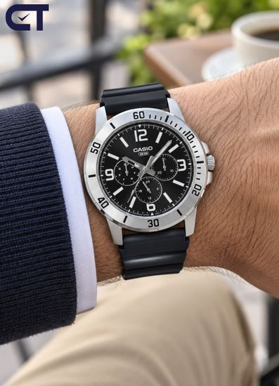 Casio MTP-VD300-1B — мужские наручные часы