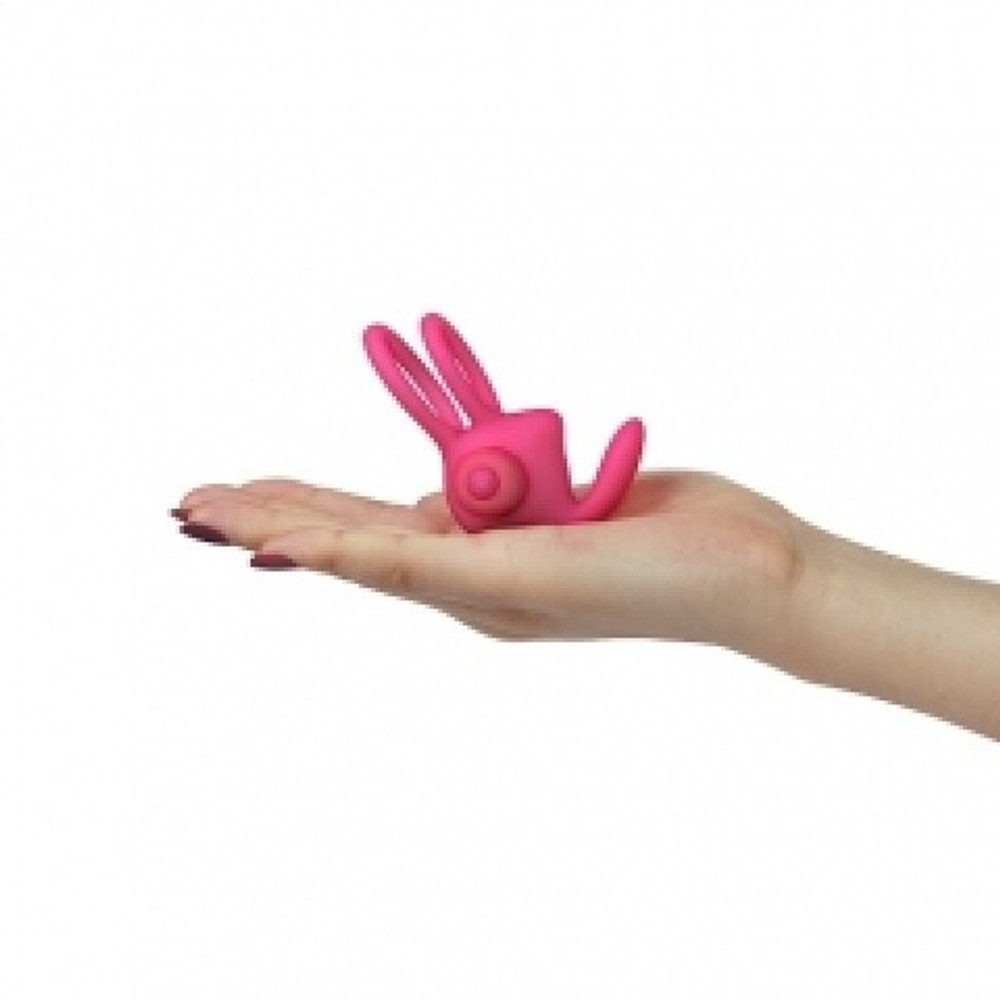 Эрекционное виброкольцо Power DUO clit cockring (розовый)