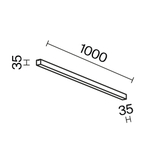 Линейный светильник Technical LL311012