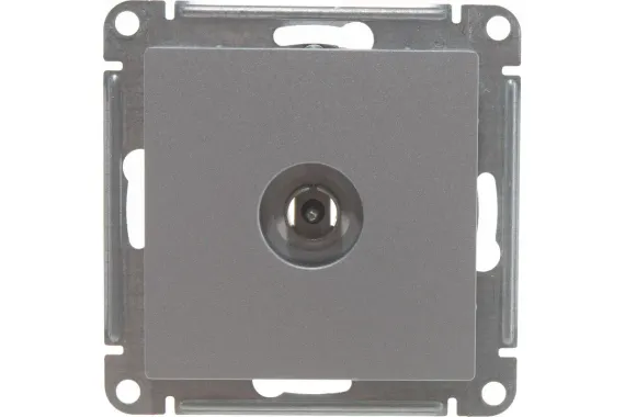 Розетка TV Systeme Electric ATLASDESIGN алюминий 38189