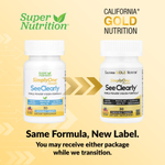 California Gold Nutrition, SimplyOne®, See Clearly, тройная формула для поддержки зрения, с лютеином, зеаксантином, витаминами, минералами и растительными экстрактами, со вкусом лесных ягод, 30 жевательных таблеток