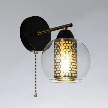Бра Arte Lamp MANCHESTER A7045AP-1BK, 1хE14