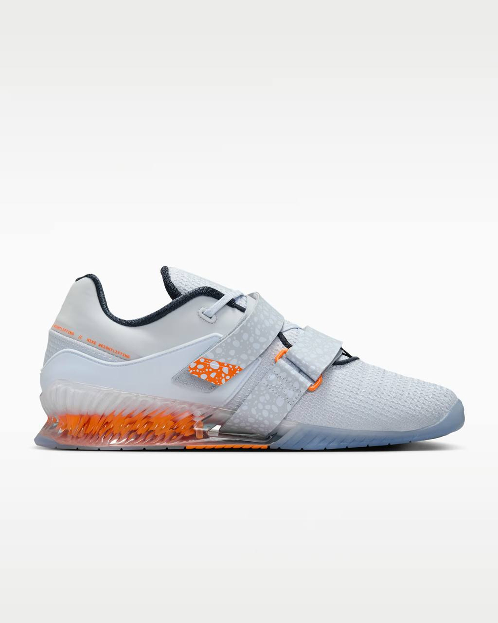 Штангетки Nike Romaleos 4 (Бело-Оранжевые)