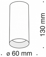 Накладной светильник Maytoni Focus C010CL-01B