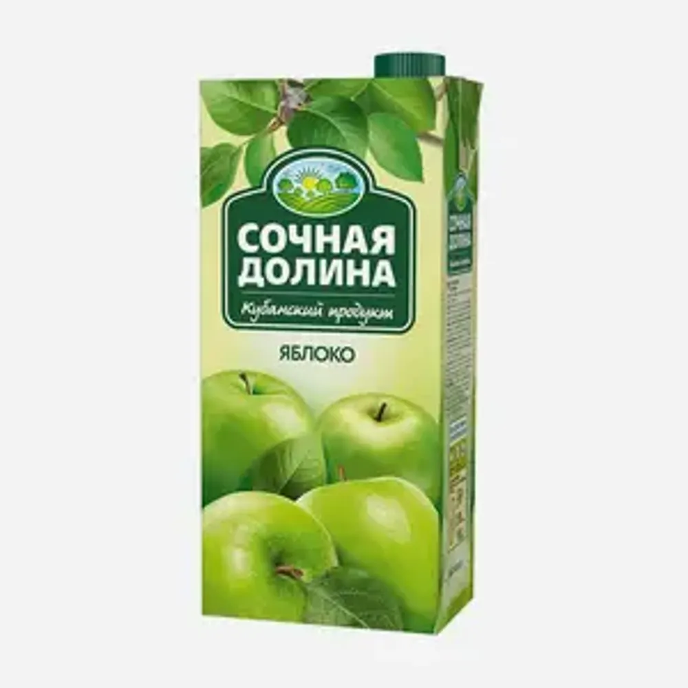 Нектар Сочная долина 0,95л яблочный