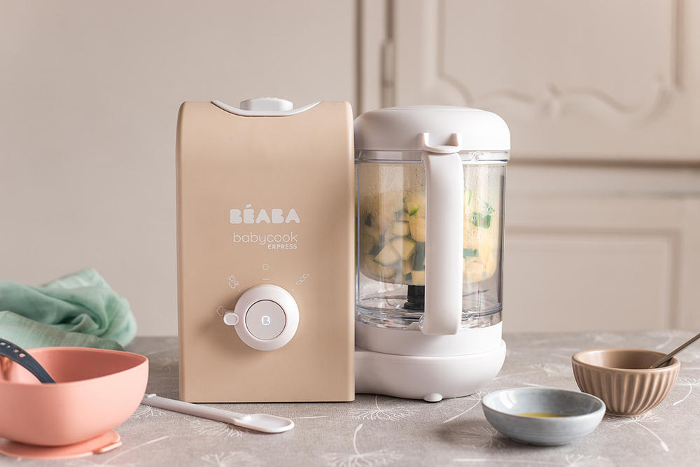 Кухонный комбайн для детского питания 5 в 1 BEABA Babycook Express бежевый