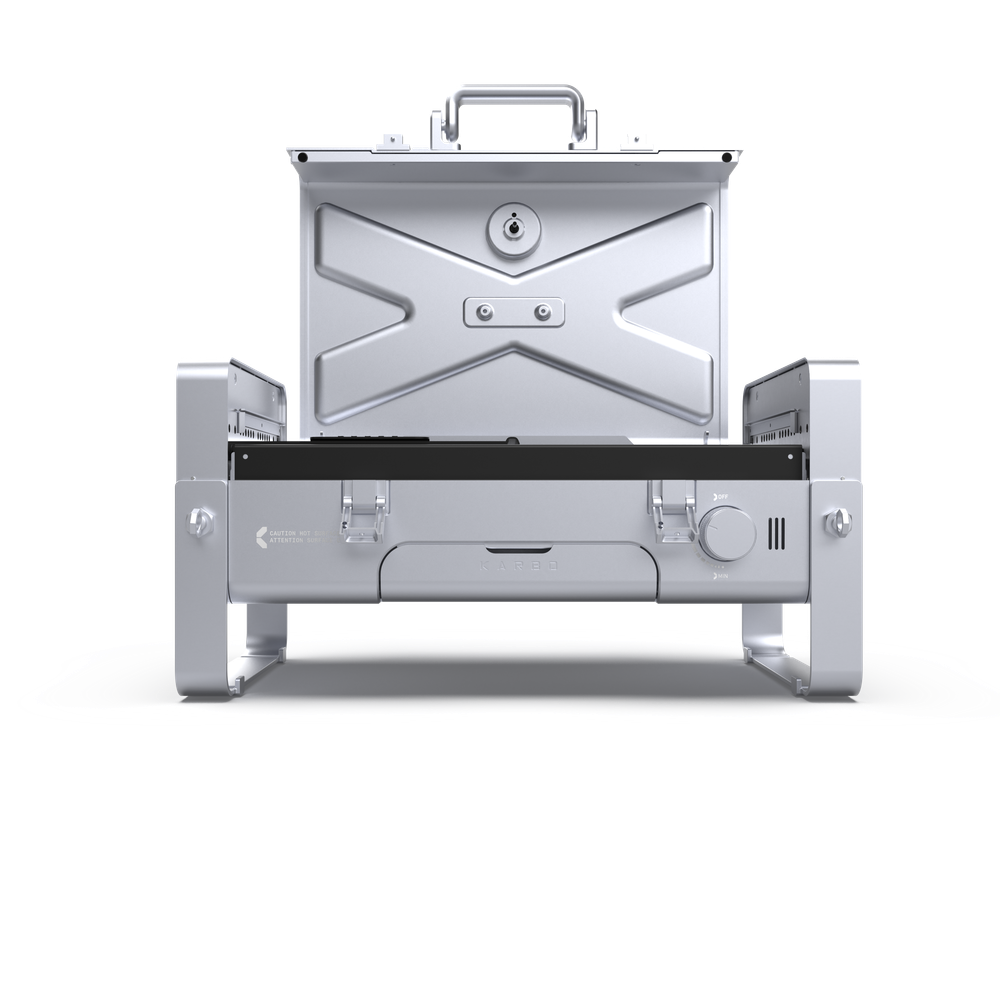 Газовый гриль портативный Karbo Grill X1 Natural Grey