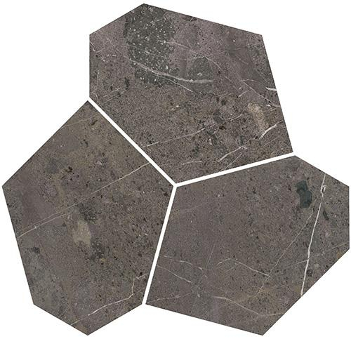 Керамический декор KERAMA MARAZZI МАРСЕЛЬ наборный коричневый глянцевый обрезной 26,5x25,5 / 9 мм. / KMD2HID024BR