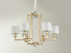 Подвесная люстра 4400 4406+1/C gold Newport