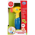 Музыкальный молоток, муз, свет/звук, на бат. коробка B889423-R (Умка)