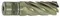Корончатое сверло Karnasch 12х40 мм, GOLD-LINE, Fein QuickIn, арт. 20.1146U-012