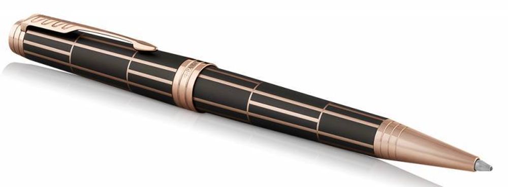 Шариковая ручка Parker Premier K565 Luxury Brown PGT Mblack (1931400)