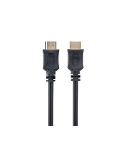 Кабель HDMI Cablexpert CC-HDMI4L-20M, 20м, v2.0, 19M/19M, серия Light, черный, позол.разъемы, экран, пакет