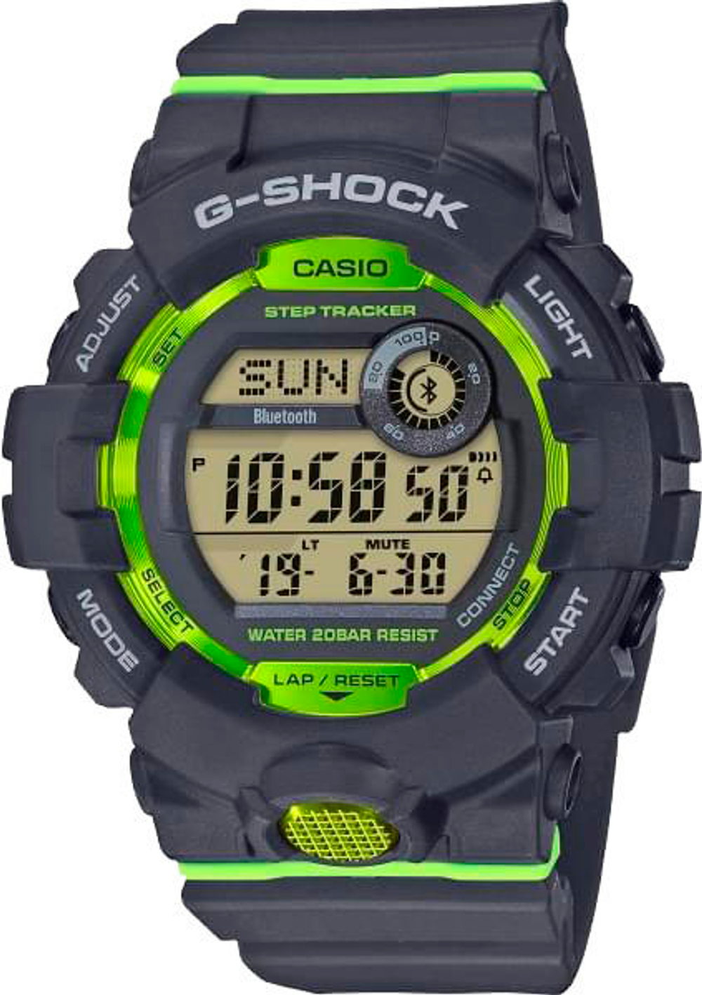 Японские спортивные наручные часы Casio G-SHOCK GBD-800-8E