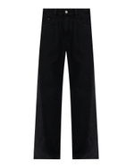 MM6 MAISON MARGIELA БРЮКИ ЖЕНСКИЕ ЧЕРНЫЕ ИЗ ДЕНИМА
