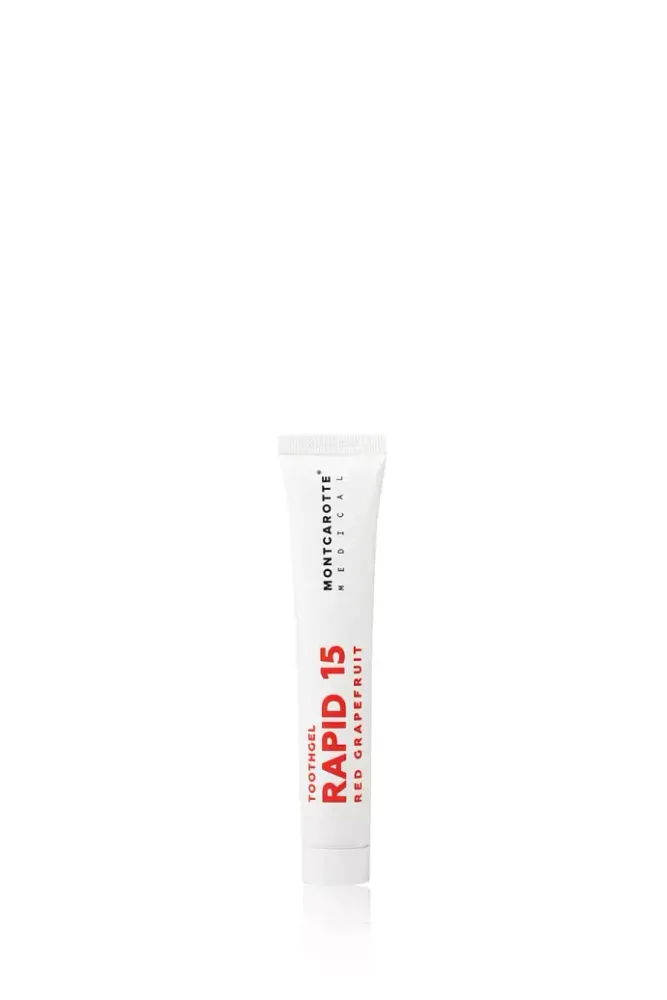 Montcarotte Rapid 15 Red Grapefruit Toothgel Intense Treatment for irritated gums зубная гель-паста "Красный грейпфрут 50 ml"
